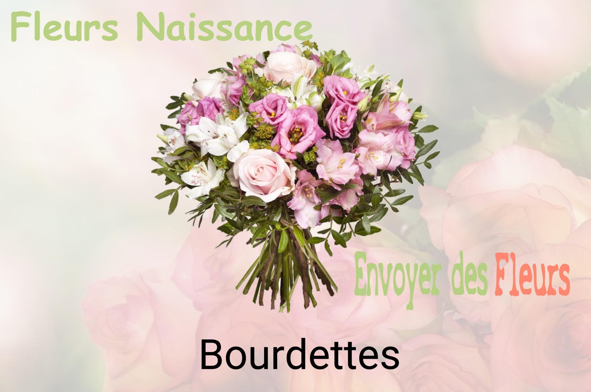 Bouquet de fleurs de naissance livré à Bourdettes